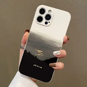 A Mountain Top Scenery Phone Case, TPU Shockproof Full Coverage Precision Hole Protective Case, Compatible with iPhone 17/16/15/14/13/12/11 PRO PROMAX PLUS AIR E XS XSMAX, Ideal Gift for Friends and Family, YT245