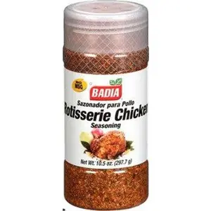 BADIA Rotisserie Chicken Seasoning, 10.5 oz Hot Spicy Garlic Mix Flavor Spice for Cooking, Hot Spicy Flavor
