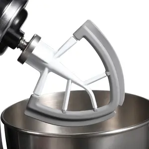 Flex Edge Beater for KitchenAid Stand Mixer, Silicone Coated Mixing Paddle with Bowl Scraper Function