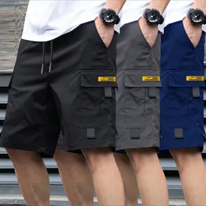 Men's casual shorts | Essential shorts for outings, suitable for casual outfits, lightweight and breathable, with flap pockets on both sides - fashionable and versatile, regular fit - slight stretch, comfortable fabric, trendy style