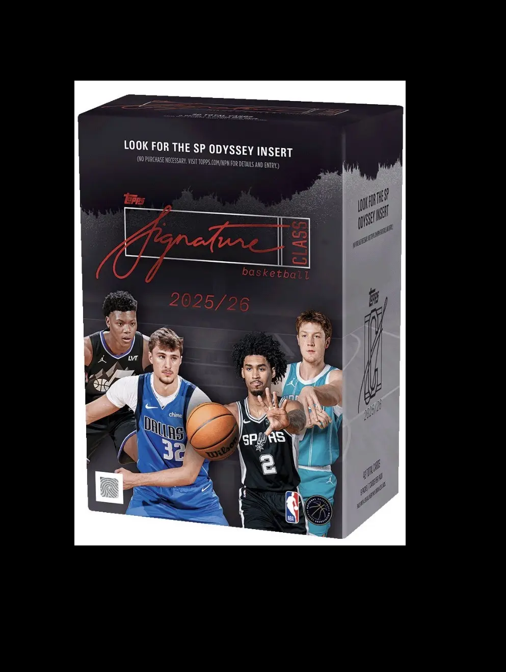2025 NBA TOPPS SIGNATURE CLASS VALUE BOX - Official NBA Trading Card Collection for Collectors and Fans