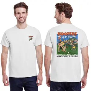 Hooters Golf Clubs Graphic T-Shirt For Men & Women, Trendy Cotton Shirt, Funny Golf Design, Casual Apparel, Perfect Gift for Golf Lovers