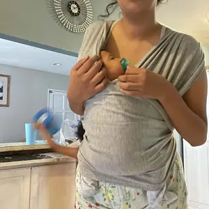 Momcozy Baby Wrap Carrier Slings, Easy to Wear, for Babies Girl and Boy, Adjustable Baby Carriers for Newborn up to 8-35 lbs Portable Mother Mom Gift Convenient Travel Gifts wild bird baby carriers Ergonomic Baby carrier