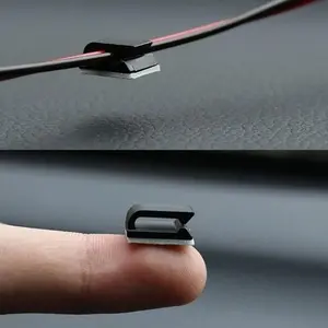 Self-adhesive Car Fixed Clip Car GPS Data Cable Light Cord Decorative Wire Fixing Organizer Wire Management Harness Clamp