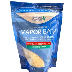 Stress Reliever Vapor Bath with Salt & Vapory Crystals, Non-Medicated Formula, Suitable for Mood Enhancement with Essential Oils,Personal Care