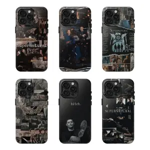 Supernatural Collector’s Edition Phone Case, Featuring Castiel and Winchester Brothers, Retro Horror Series Style, Case Cover For iPhone 16 15 14 13 12 11 X SE and Samsung S25 S24 S23 S22 S21