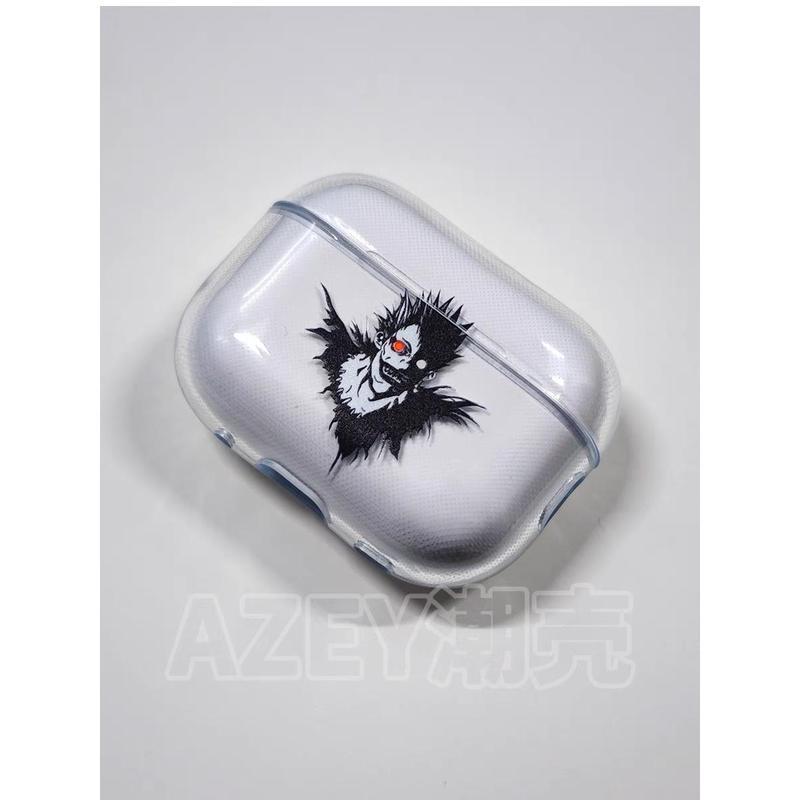 Death Note Earphone Case for Apple Airpods 4 1 2 3 Pro Yagami Light Lawliet Ryuk Protective Cases Anime AirPods Case