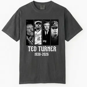 Ted Turner Memorial Shirt, Media Founder Tribute Tee, Vintage Media Legend Shirt
