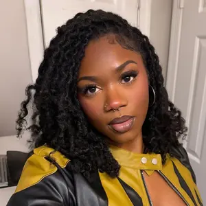 Loc Extensions Human Hair with Curly Ends 10 Inch 20 Strands  Permanent Dreadlock Extensions, Repair , Twist Braiding