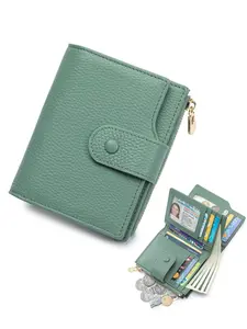Women's Minimalist Large Capacity Bifold Wallet, Fashionable RFID Blocking Card Holder, Casual Trendy Versatile High-quality Daily Wallet, Durable Fashion Wallet, Zipper Wallet