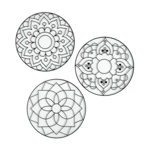 Jumbo Lotus Flower Suncatchers - 12 Pc.
