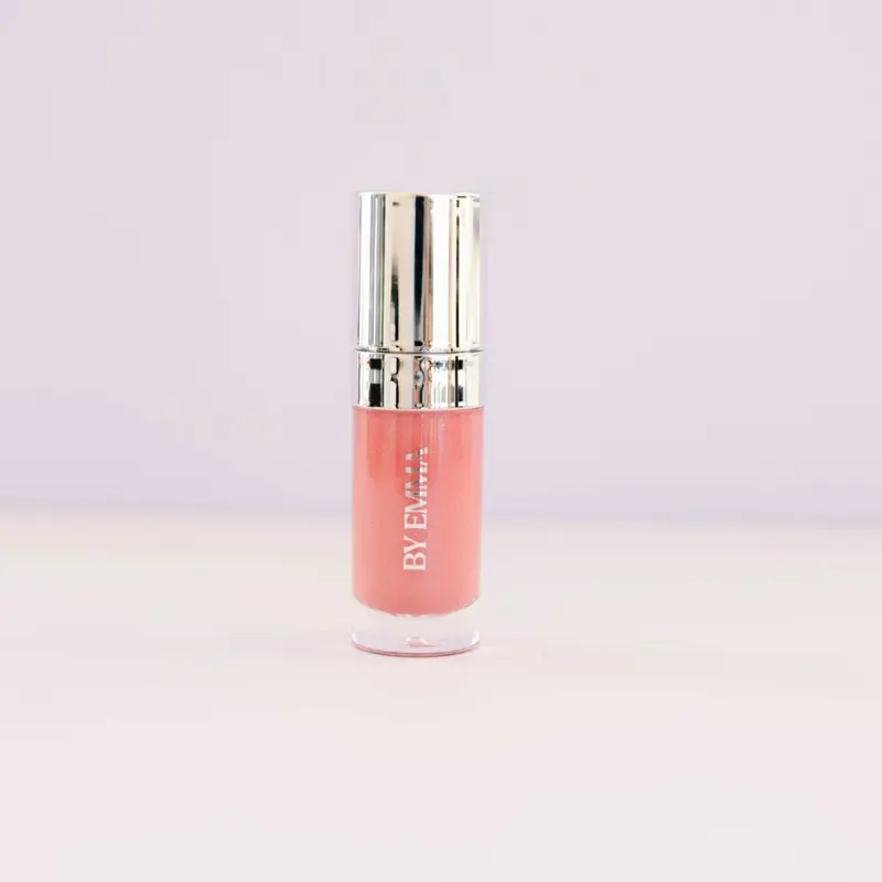 BY EMMA Rosé Skin Hydrating Lip Gloss – Light Pink High Shine Moisturizing Gloss for Soft Plump Lips