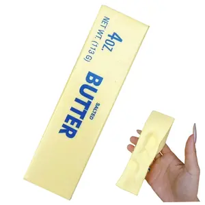 Cute Butter Squeeze Toy, Slow Rebound Stress Relief Stick, 5.7x1.6 Inches Sensory Toy, Perfect Gift for Adults and Teens