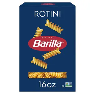 Barilla Rotini Pasta, 16 oz. Box - Non-GMO, Made with Durum Wheat Semolina - Kosher Certified
