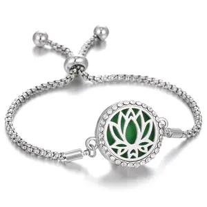 Holiday NEW Perfume Essential Oil Diffuser Locket Bracelet Charm