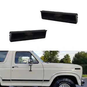 For 1980 1981 1982 1983 1984 1985 1986 Ford BRONCO Pickup F-150 F-250 F-350 Front Corner Signal lamps Light Housing,Replace OEM #EOTZ15A201A, FO2551106