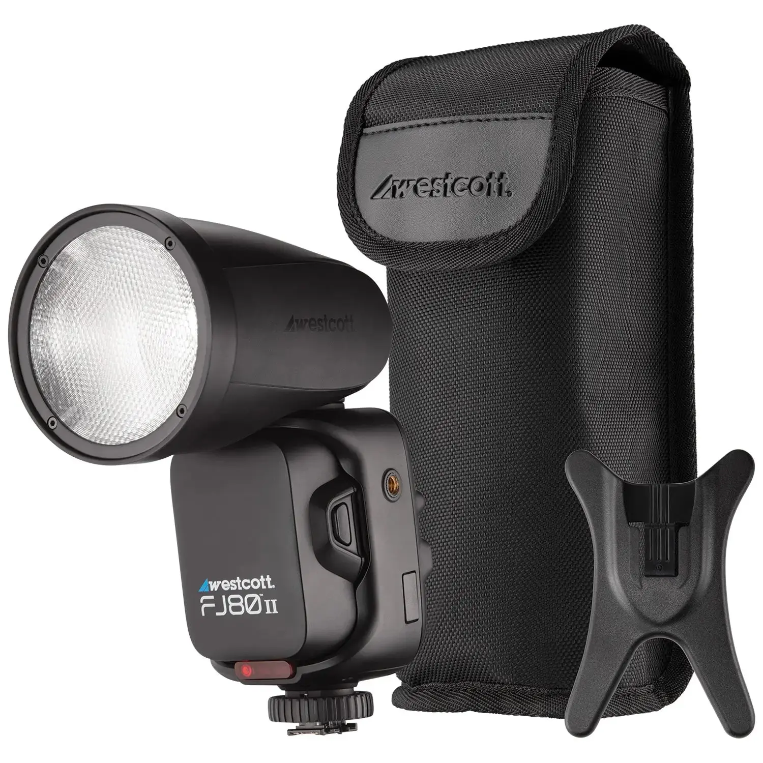 Westcott 4796N FJ80 II S 80Ws Speedlight - 2.8" LCD Touchscreen, Rechargeable Wireless, Sony Camera Mount, 500+ Flashes, 9-Stop Power Range, Photography Camera Accessories