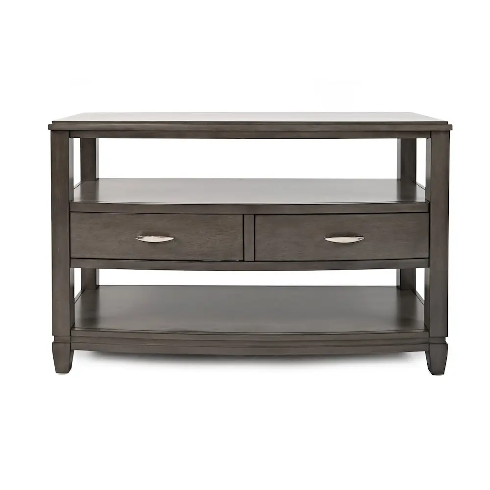 Scarsdale Coastal Contemporary 50" Indoor Sofa Table with Storage Organization, Living Room Tables & Desks Furniture