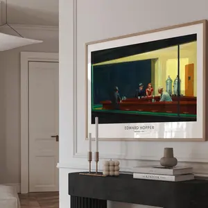Unframed, Room Decor, Edward Hopper Print - Nighthawks 1942 - Wall Art - Edward Hopper Art - Vintage Poster - Large Wall Art