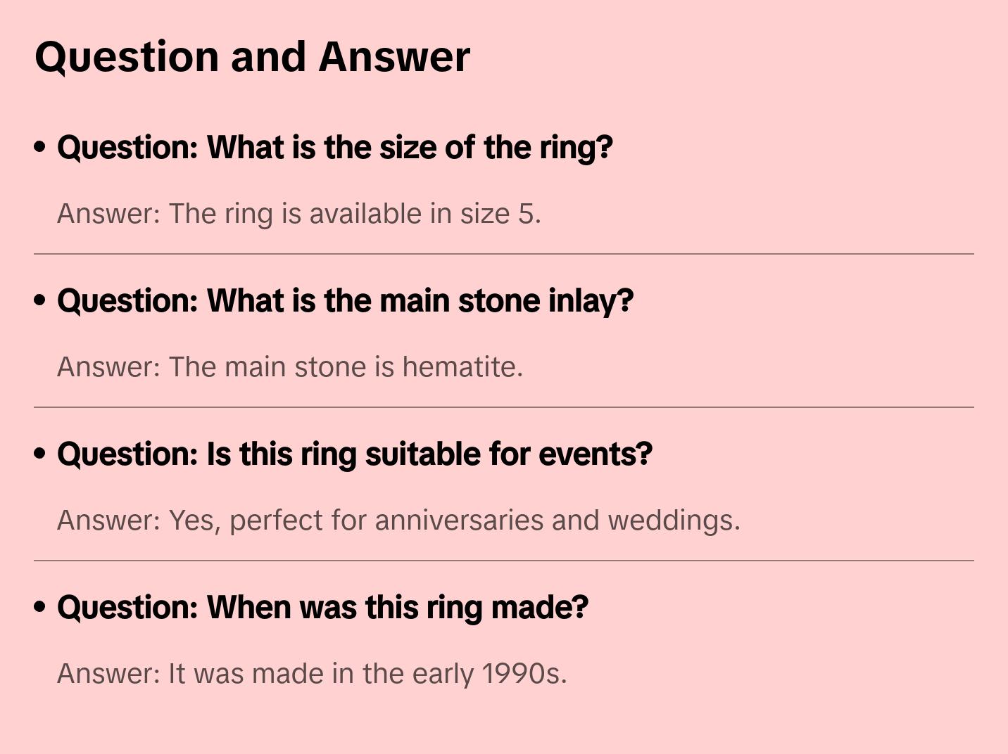 Size 5-925 Sterling Silver Turquoise Diamond Shaped Hematite Ring