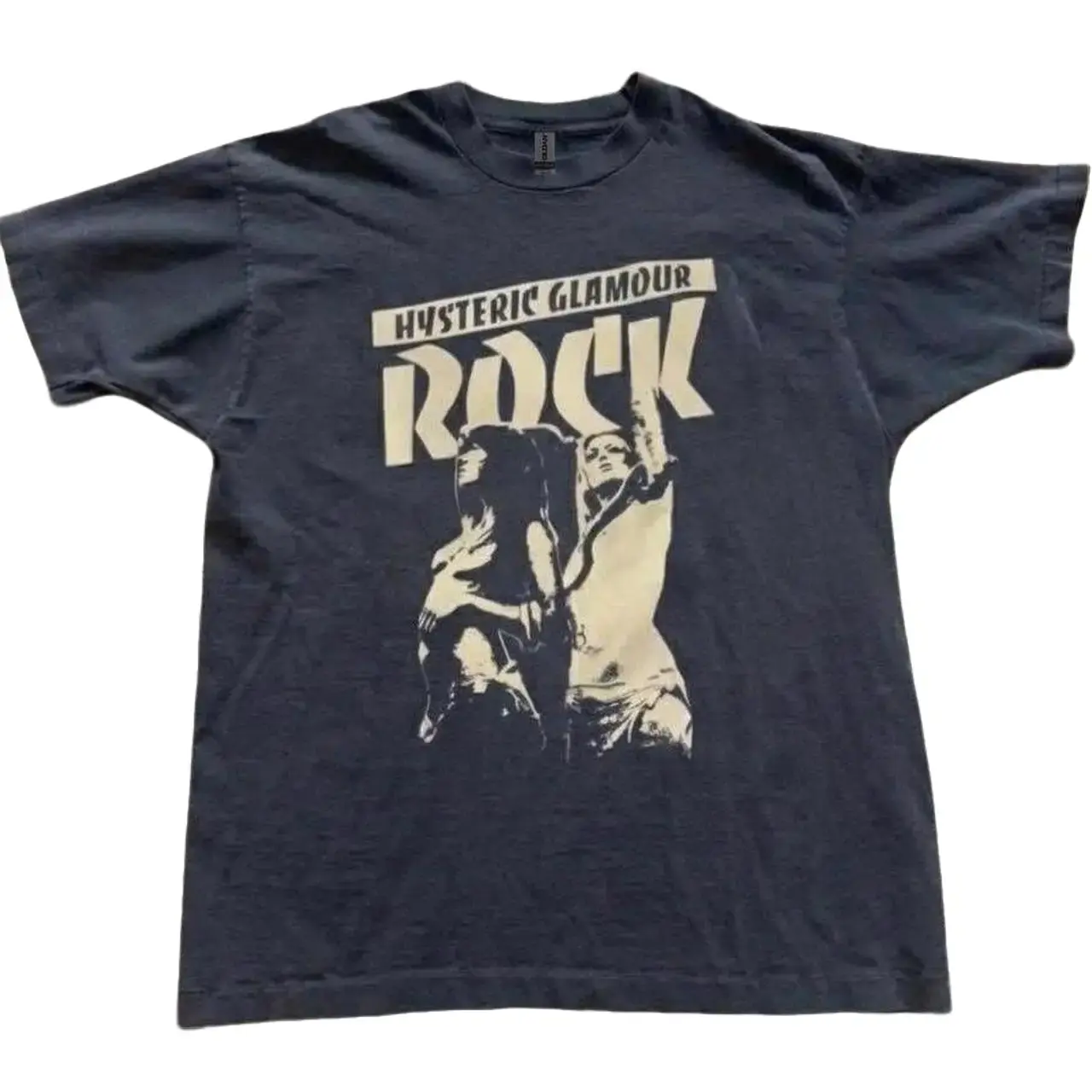 Gildan Men's and Women's T-shirt, Hysteric Glamour Black Rock Tee, Unisex T-shirt, Gift T-shirt, Y2k Unisex Graphic Tees Gothic Grunge Emo Scene Amity Affliction Style Clothes Menswear Womenswear Streetwear