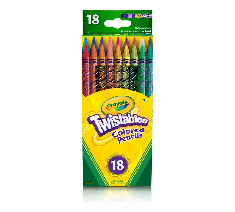 18ct Crayola Twistable Colored Pencils - No Sharpening Required! 18ct Crayola Twistable Colored Pencils - No Sharpening Required!