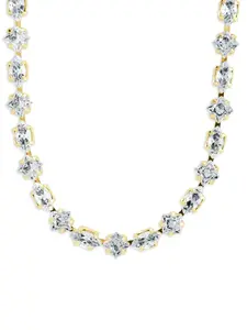 Kite Cut Tennis Necklace