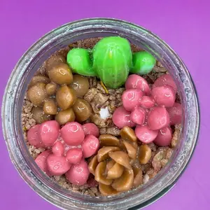 Sented Floral Candle - Decorative Candle with Floral Design and Natural Elements for Home Decor - Ornaments