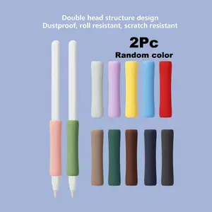 Apple Silicone Grip Protection Cases, Compatible with Apple Pencil First & Second Generation, Soft Material, Comfortable Hold, Enhanced Protection