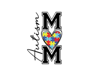 Autism Mom Bundle DTF (2 pack-1 small , 1 large back print)
