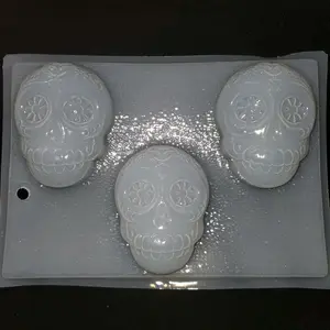 Plastic Seasonal Mexican Skull Mold