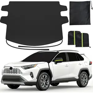 Upgraded  Windshield Cover for Ice & Snow [-Weather Protection]  Fit Weatherproof Frost Cover,  Winter Accessories, Fit for SUVs, Small , Sedans