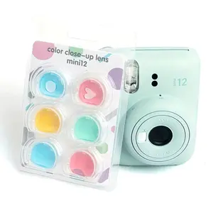 4/6-Piece HD Camera Filter Set for Instax Mini 12 Instant Camera, Close-Up Color Filter Lens Photography Accessories - Camera No