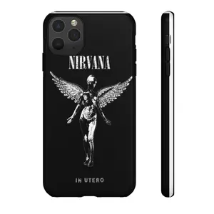 Nirvanaaa Phone Case, In Utero Aesthetics Tough Phone Case, Tour, Unique Mobile Cover, gift for fans
