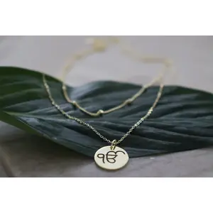 Ik Onkar Necklace Multilayer Necklace