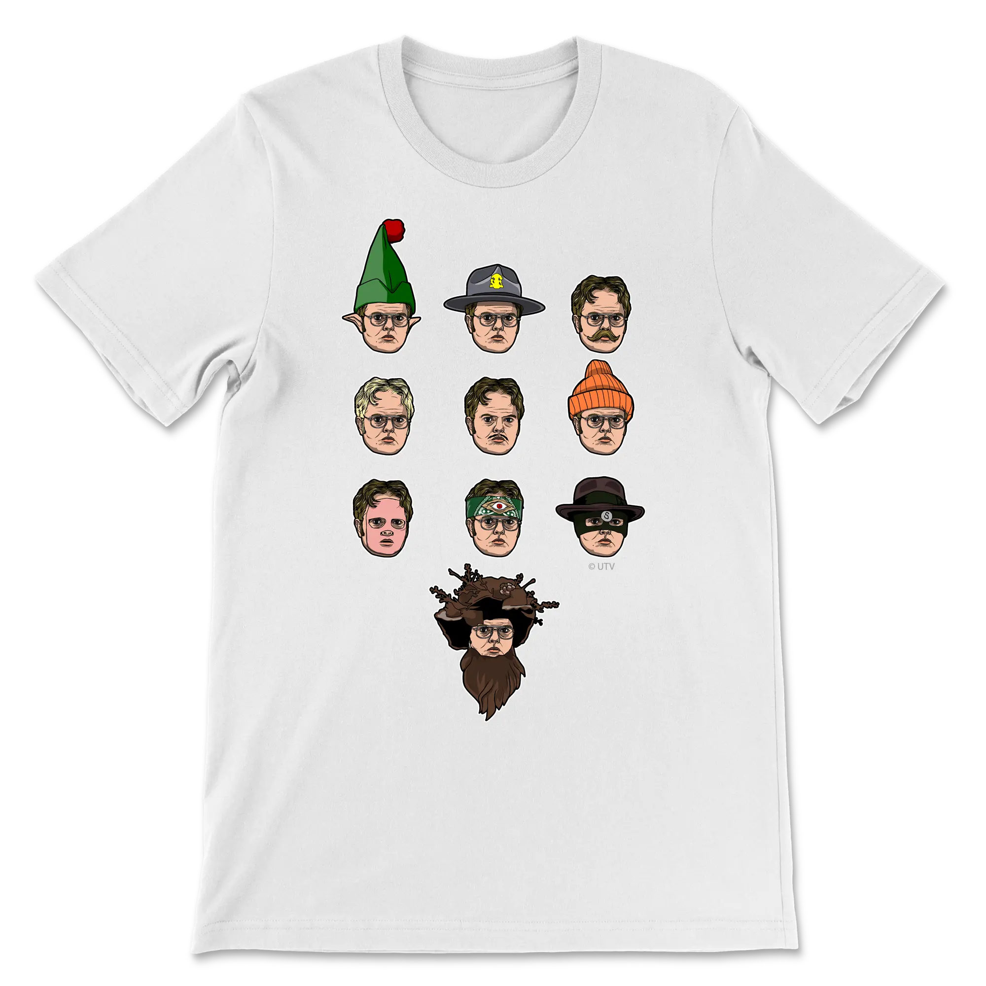 Faces of Dwight T-Shirt