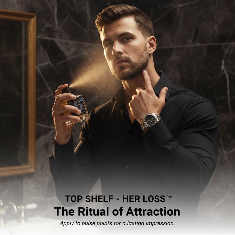 Her Loss Pheromone Cologne For Men - Bold, Long-Lasting Fragrance with Amber, Spice & Dark Woods – Premium Eau De Cologne Spray for Men 100ml