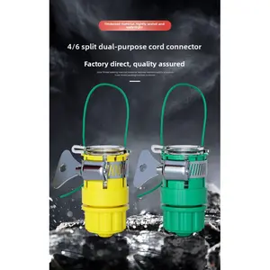 Quick-Connect Hose Connector With 1/2" Thread Faucet Extender For Kitchen And Bathroom Sinks Washing Machines Durable Plastic