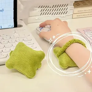 Ergonomic Wrist Rest Pillow for Office Desk, Anti-Fatigue Keyboard & Mouse Pad, Comfortable Computer Use Accessories, Desktop Accessory, Soft Plush Material
