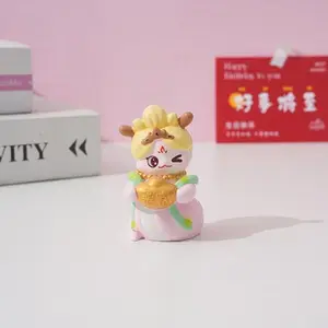 Small Snake Figurine Decorative Ornament, Cute Animal Sculpture for Home Office Decoration, Unique Gift Idea for Pet Lovers