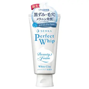 SHISEIDO Senka Perfect Whip Collagen Foam Cleanser  (White) 120g | Gentle Cleansing Foam for Sensitive Skin, Ideal for Daily Use - Facial
