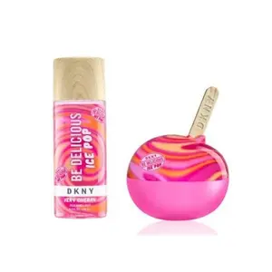 Virtual Bundle: DKNY Be Delicious Very Cherry Bundle – Eau de Parfum for Women 1.7 Fl Oz/50 ml + Fragrance Mist 8.4 Fl Oz/250 ml