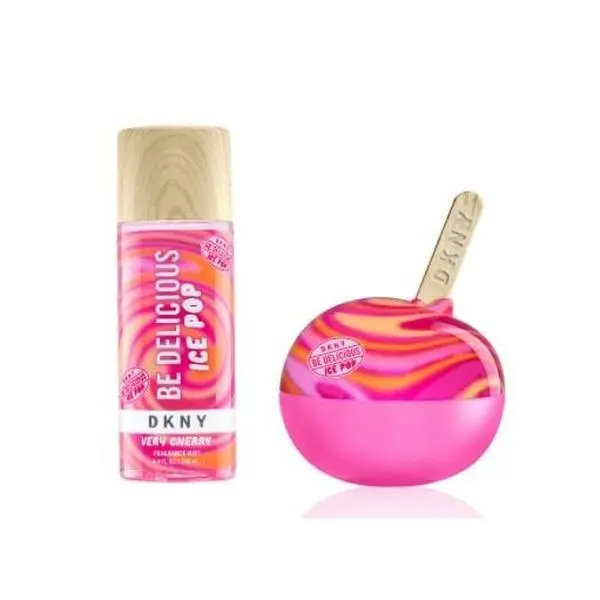 Virtual Bundle: DKNY Be Delicious Very Cherry Bundle – Eau de Parfum for Women 1.7 Fl Oz/50 ml + Fragrance Mist 8.4 Fl Oz/250 ml