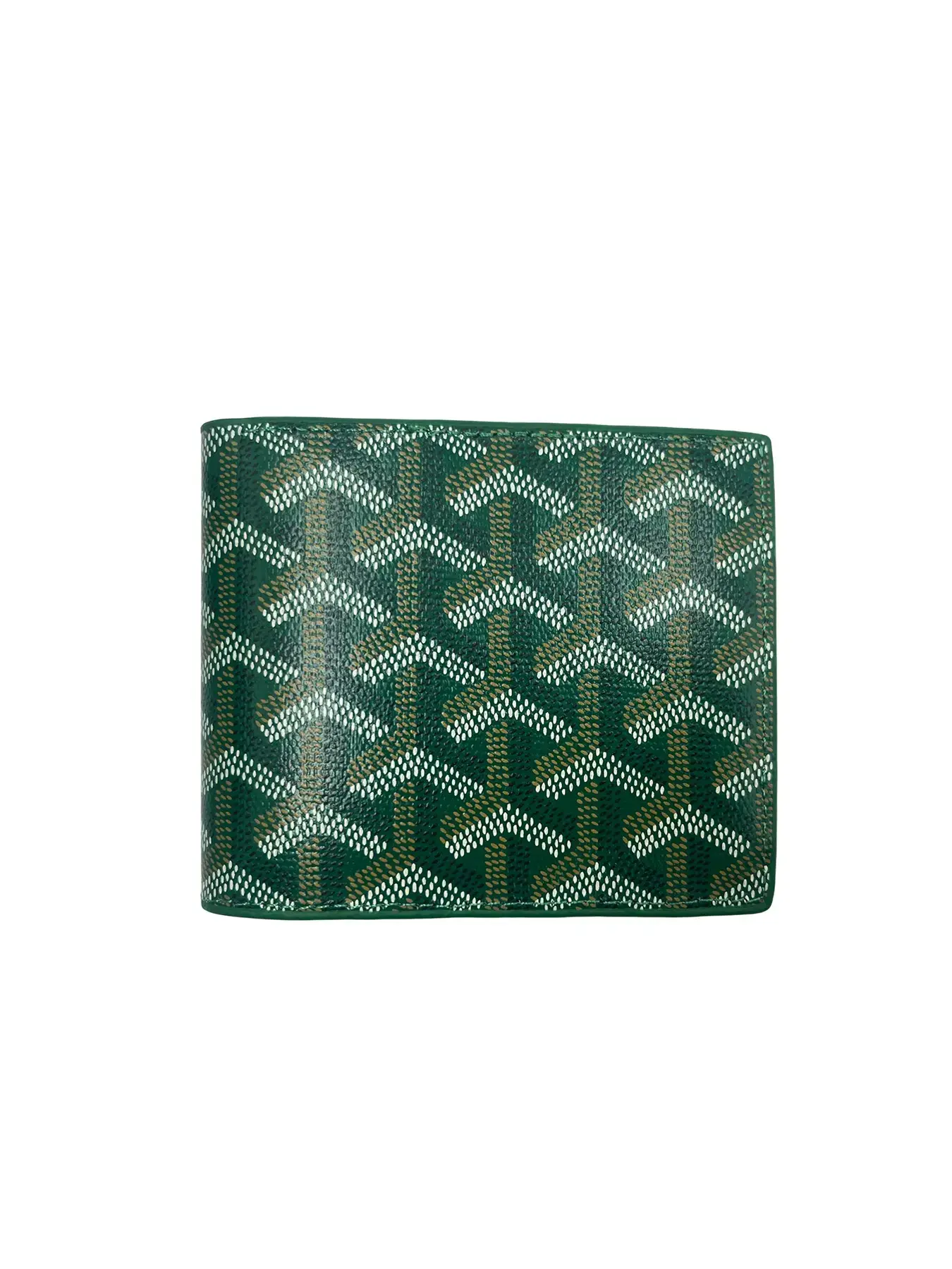 Men's Chevron Bifold Wallet - Geometric Canvas Print Slim Card Holder, Classic Fold Design