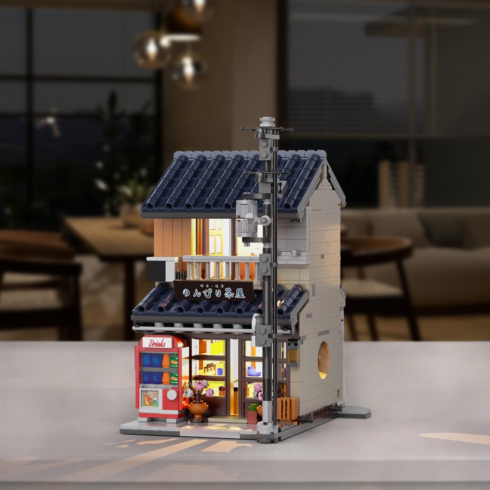 1219 Mini Block - Japanese Teahouse Building Blocks with Lights