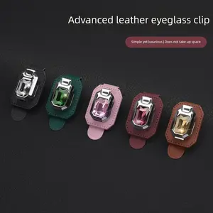 Diamond car glasses clip suitable for car sunshades, one handed operation, multiple styles, Car Organizers, car parts interior, Car Accessories, unparalleled durability