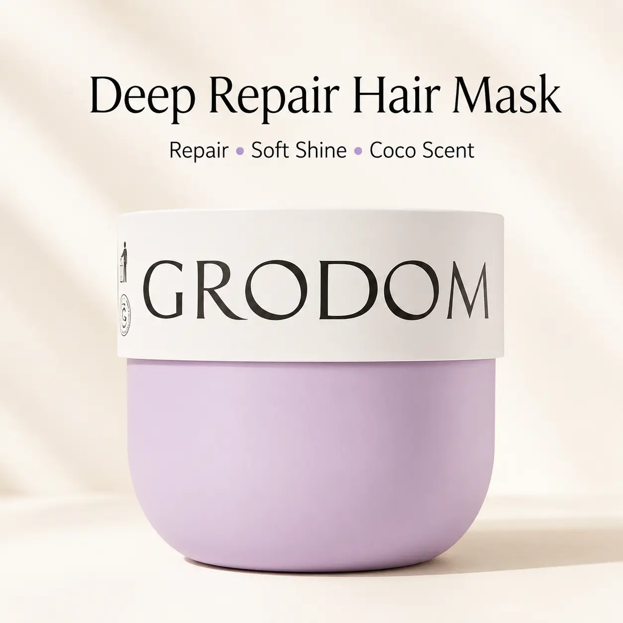 GRODOM Keratin Repair Hair Mask,Deep Conditioning Hair Treatment for Damaged Hair,Nourishing Moisturizing,Anti-Frizz Hydrating Hair Mask for Dry Curly 3A to 4C Hair,Color-Treated Hair Care,Cuticle repair,Long-lasting Fragrance,Pair with shampoo,300ml