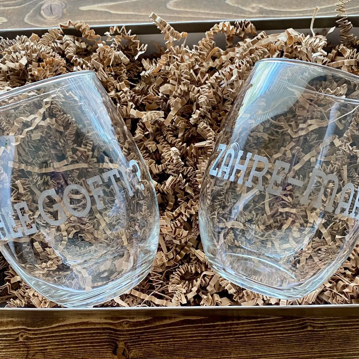 Funny Persian Wine Glasses