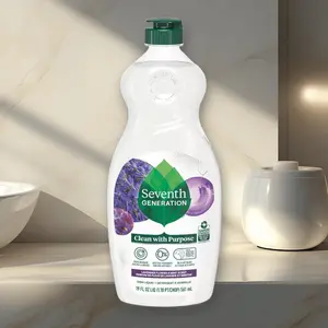 Seventh Generation Dish Liquid 19fl oz - Lavender & Mint Scent, 19fl oz, Plant-Based, for Dishes, Eco-Friendly, Travel Size