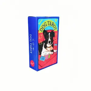 Dog Tarot Cards Set, Portable Divination Deck for Fate Prediction & Spiritual Guidance, Ideal Gift for Ages 14+, Tarot Card Game